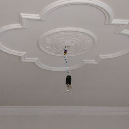 Stuckarbeiten an der Decke